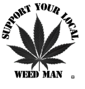 Support Your Local Weed Man Logo